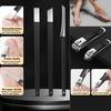 Stainless Steel Nail Clipper Includes Nail and Perfect for Home Use and Portable Storage 12-Piece Set, Clippers, File, Tweezers, Earpick,