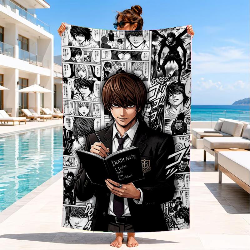 Death King And Apple Beach Towel, Super Soft Microfiber, Perfect Gift for Her/Him, Birthday, for Pool, Beach, Travel, Decor Beach Party