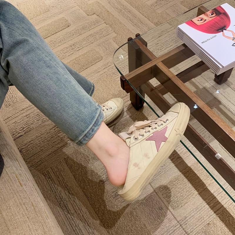 ~ Lace-up star sports board shoes, small dirty shoes, casual shoes, women's little white shoes, spring and autumn