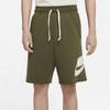 Nike As Nike Sportswear Spe Ft Alumni Short Logo 'Olive Green' Men's DM6818-326