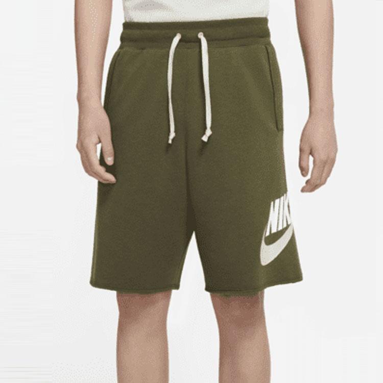 Nike As Nike Sportswear Spe Ft Alumni Short Logo 'Olive Green' Men's DM6818-326