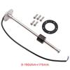 ELING 52mm Fuel Level Gauge 0-190ohm 240-33ohm Signal Fuel Tank Level Meter with 7 Colors Backlight for Car SUV Boats