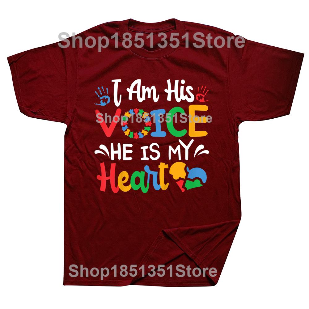

Mom Mama Autistic Autism Awareness T Shirts Cotton Streetwear Short Sleeve Birthday Gifts Summer Style Tshirt Mens Clothing 4XL