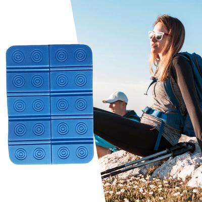 Foam Folding Cushion Beach Camping Portable Moisture Proof Mats Outdoor Portable Waterproof Small Picnic Pad Blue