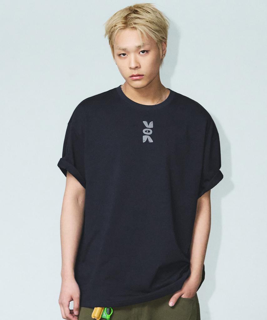 Awodeijeu Smirk Oversized Short Sleeve T-Shirt [Navy]