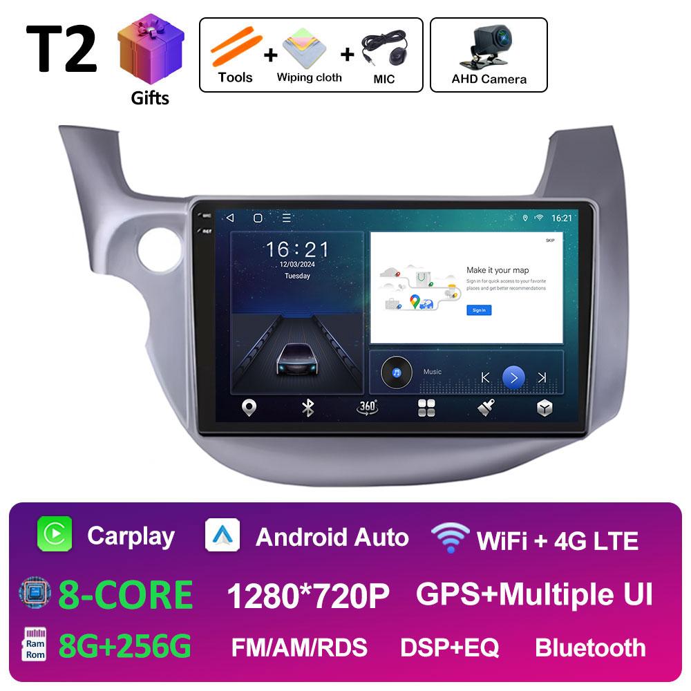 Left Hand Drive GPS For HONDA FIT JAZZ 2007 2008 2009 2010 2011 2012 2013 Cooling Fan Auto Tools GPS Navigation Touch Screen 4G