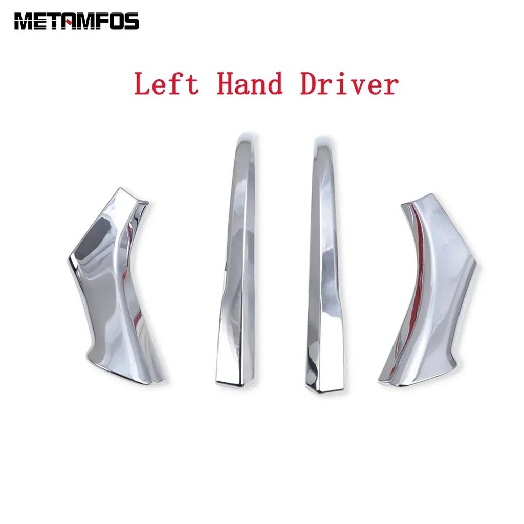 For Toyota Highlander Kluger XU70 -2024 2025 2026 Chrome Rearview Side View Mirror Strip Cover Trim Accessories Car Styling