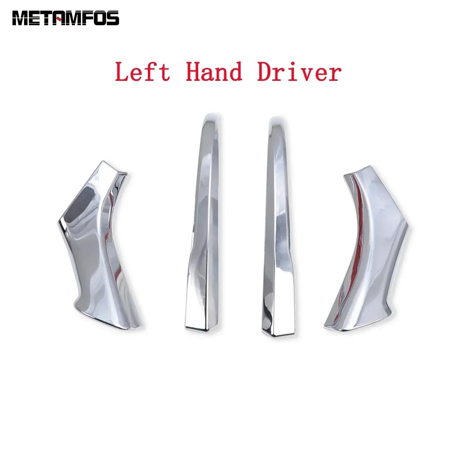 For Toyota Highlander Kluger XU70 -2024 2025 2026 Chrome Rearview Side View Mirror Strip Cover Trim Accessories Car Styling Left Hand Driver