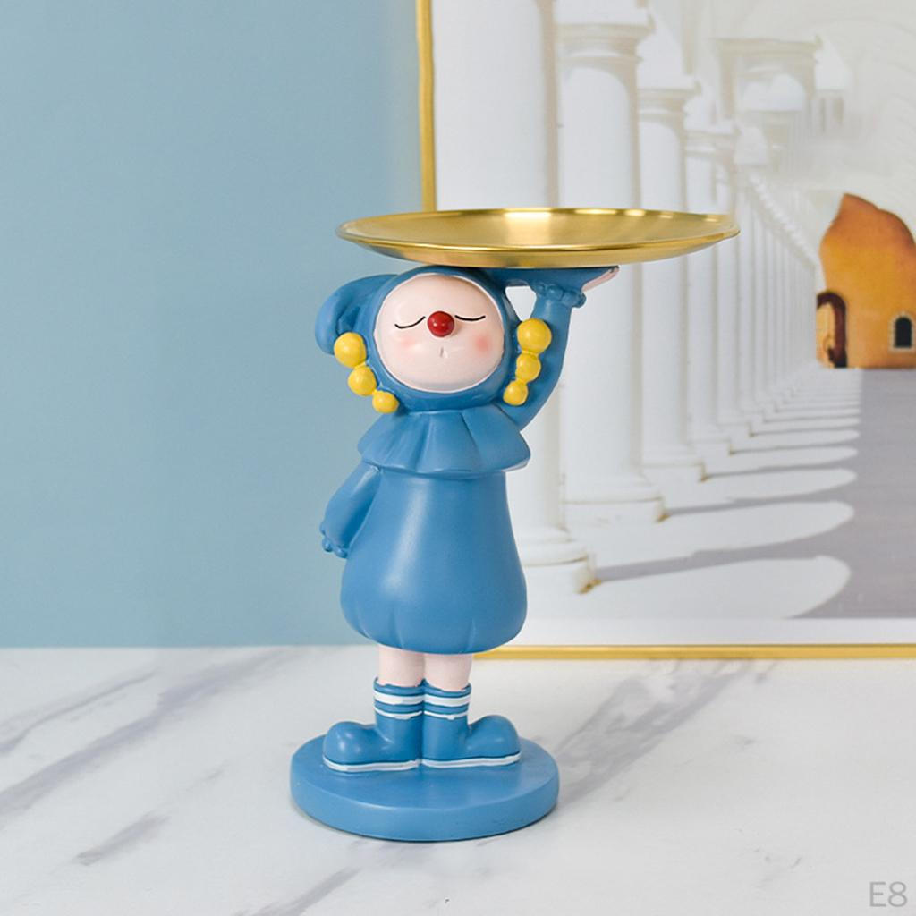 Decor Statue Storage Large Tray Resin Home Decoration Sculpture