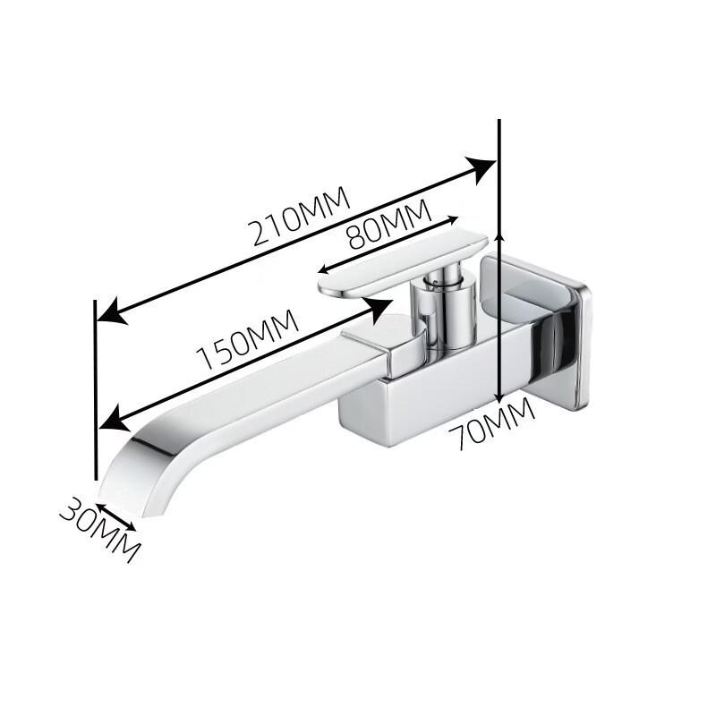 TLXT Balcony Single-Cold Wall-Mounted Faucet