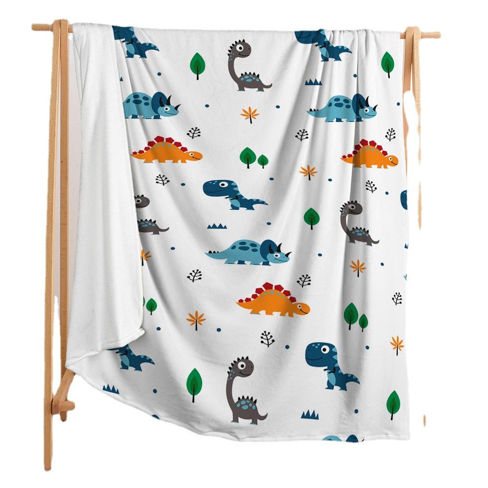 Flannel Blanket Bedroom Blanket European And American Size Blanket Digital Printing