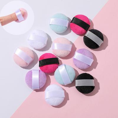 1/3/6 db Mini Ujj púderpúder Részlet sminkszivacs Arc alapozó Korrektor Eldolgozó Kozmetikai kiegészítők Sminkeszközök Ujj púderpúder