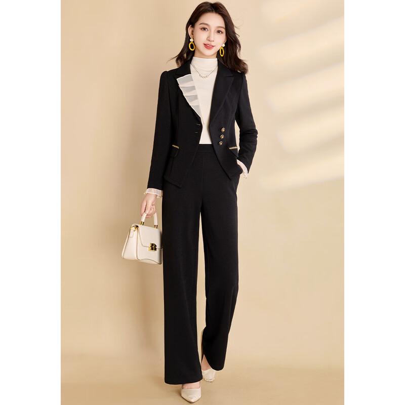 Ke Bei Er Women s Commuter Blazer & Straight-Leg Pants Set XL