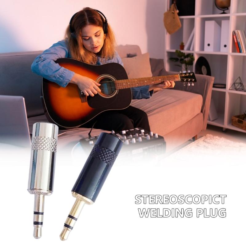 3.5mm Stereo Sound Plugs With Plated Coppers For High Fidelities Sound Transmission