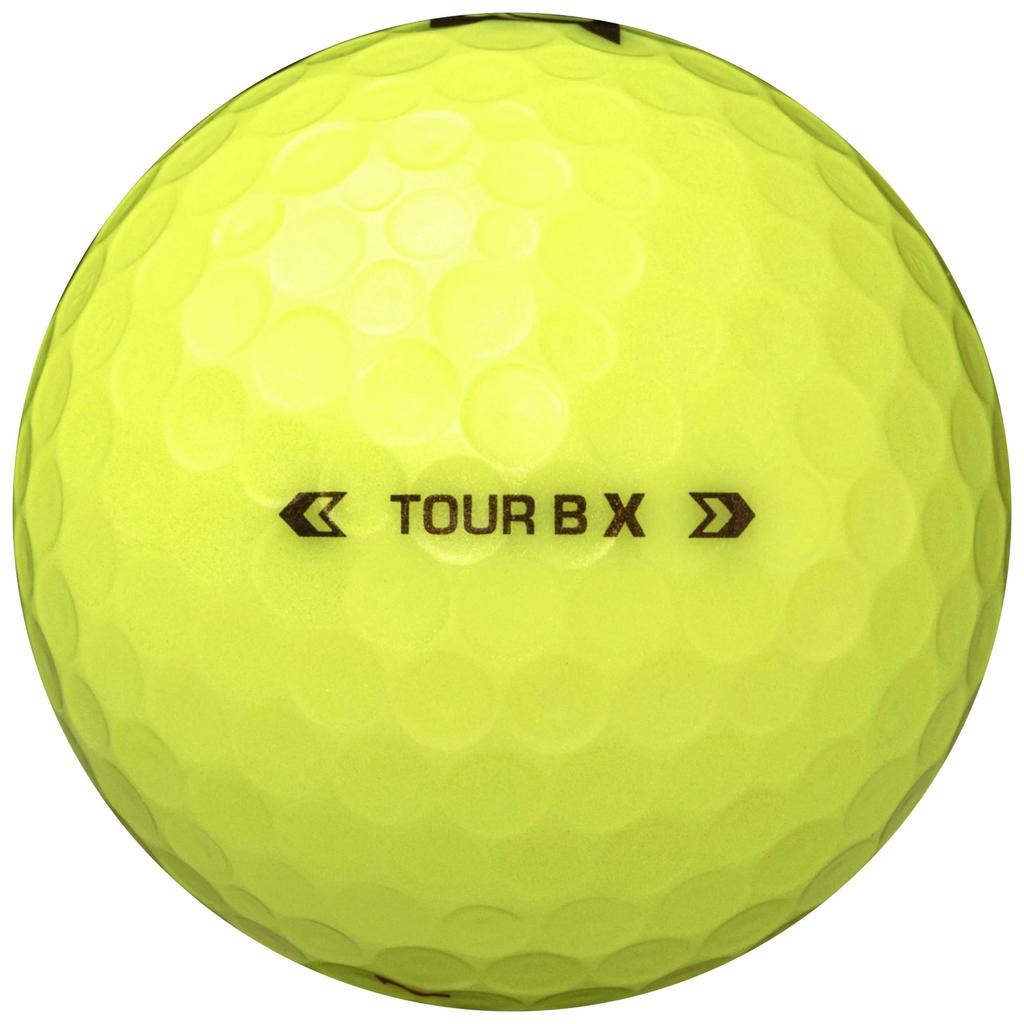 Bridgestone GOLF Golfbälle TOUR BX 2024 Modell Gelb 1 Dutzend [12 Stück]