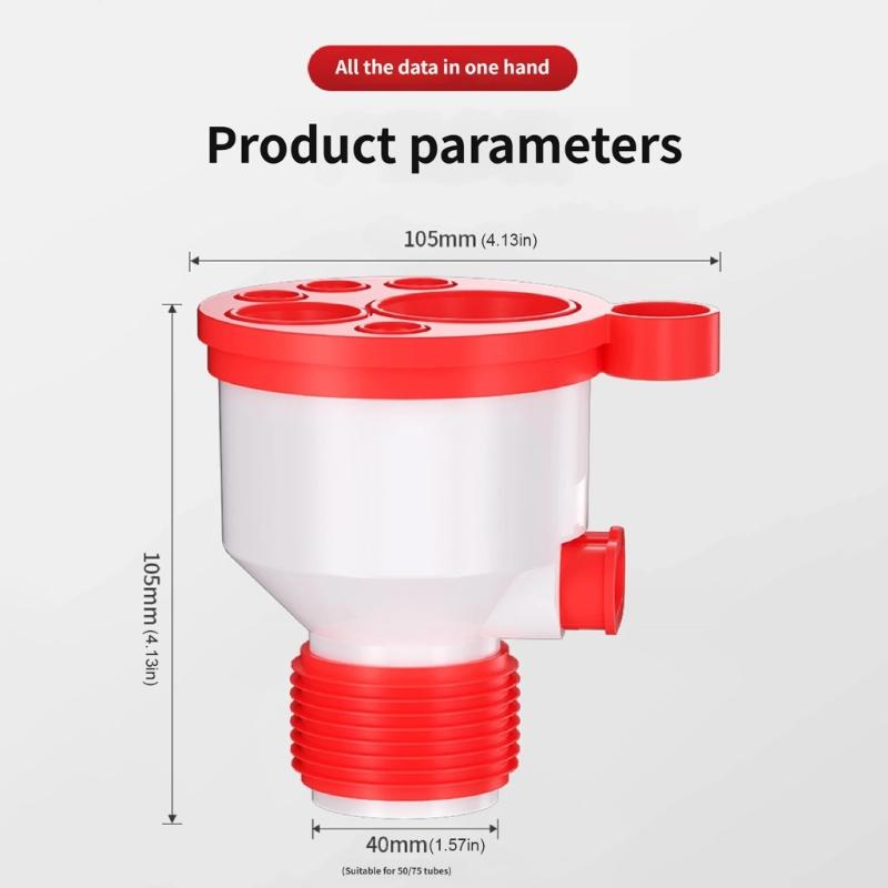 Multifunctional Kitchen Basins Sewer Branch Water Pipe Connector Sealing Rings Sink Drain Pipe Adapters Easy to Install
