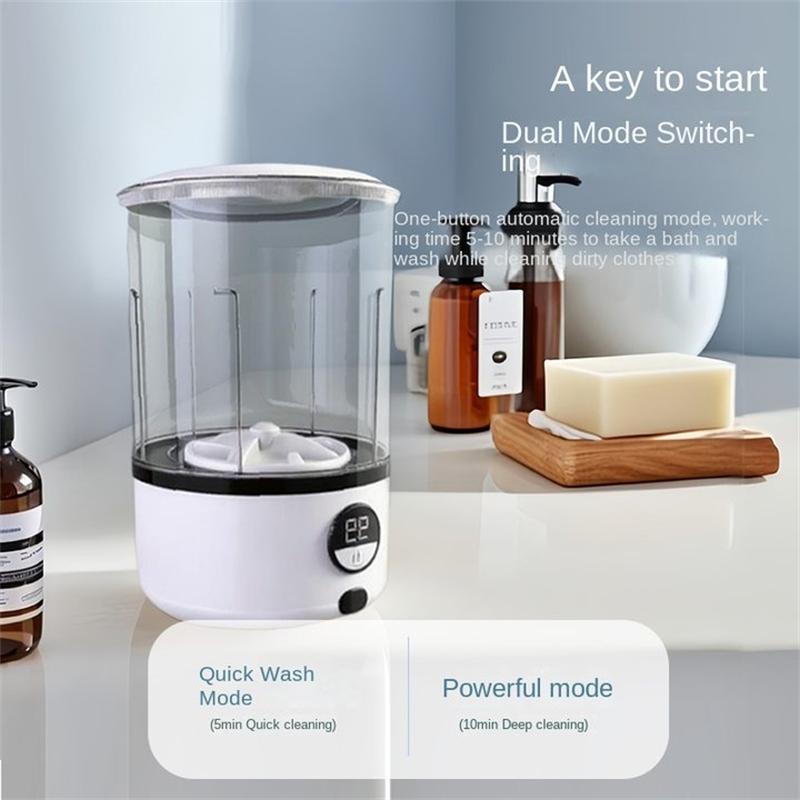 Portable Cordless Mini Washing Machine Rechargeable Small Underwear Washer