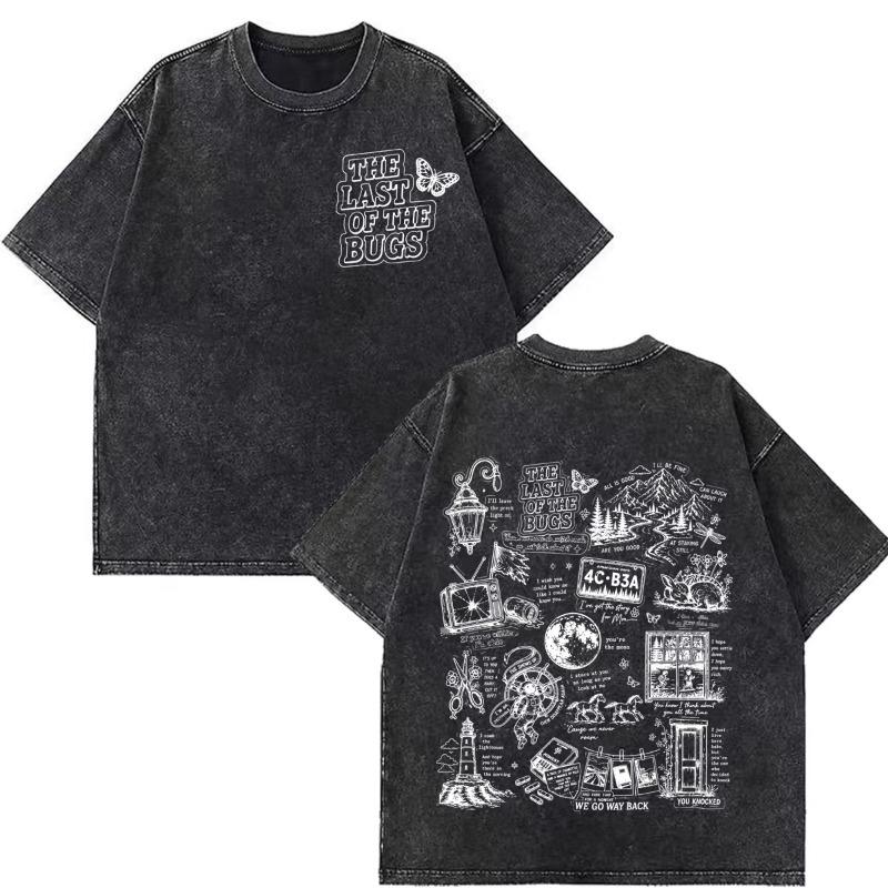 Noah Kahan The Great Divide Tour 2026 Grafica Vintage Lavata Maglietta Uomo Donna Moda Maglietta Estiva Casual Magliette in Cotone