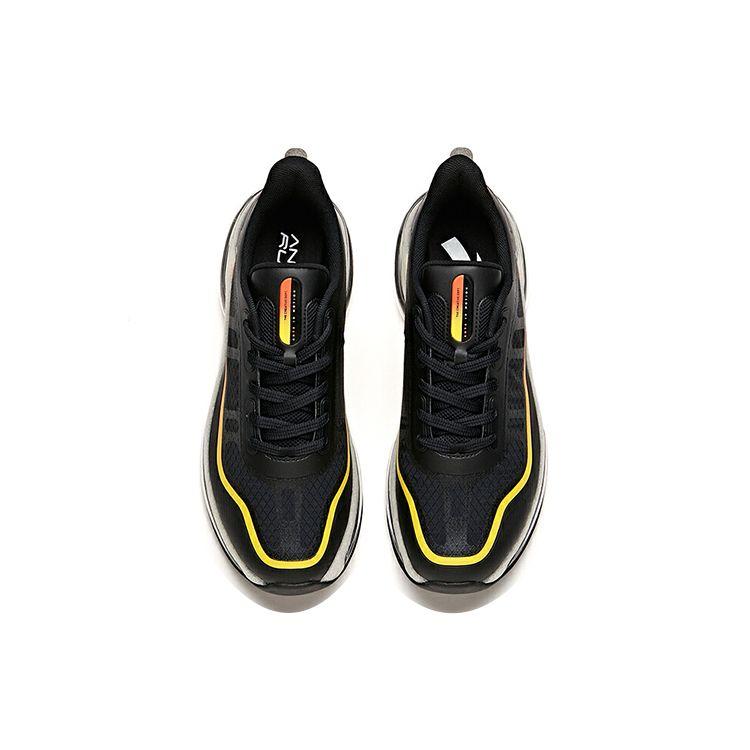Anta Running Series Bubble Full-Length Air Cushion Low-Top Running Shoes Men sneaker Black White 912045500-4