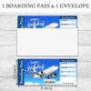 Birthday Boarding Pass Gift Ticket, Surprise Trip Reveal Ideas, Birthday Christmas Anniversary Valentine's Gifts, Fake Plane Tickets, 1 PC (A02)