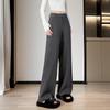 Women's High-Waist Drape Straight Leg Casual Pants