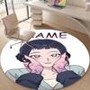 Personalized K-KPop Demon Hunters Round Chair Office Rug - Perfect for Mat, Office Chair & More - Ideal Gift for Birthdays and Holidays