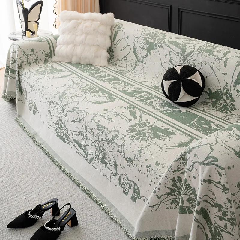 

Утолщенный двухсторонний Доступный Современный Простой Многофункциональный Чехол Одеяло Четыре Сезона Универсальный Чехол для Дивана Полный Чехол 180X230CM