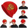 Russian Flag With Coat Of Arms Motif Unisex Adult Beanies Caps Knitted Bonnet Hat Warm Autumn Winter Outdoor Skullies Hats