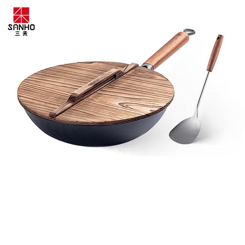Sanhe Uncoated Wrought Iron Wok
