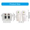 1pair Women Heated Gloves Rechargeable Hand Mittens Outdoor Activity Gloves for Outdoor Climbing