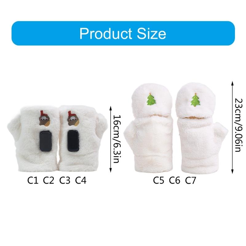 1pair Women Heated Gloves Rechargeable Hand Mittens Outdoor Activity Gloves for Outdoor Climbing