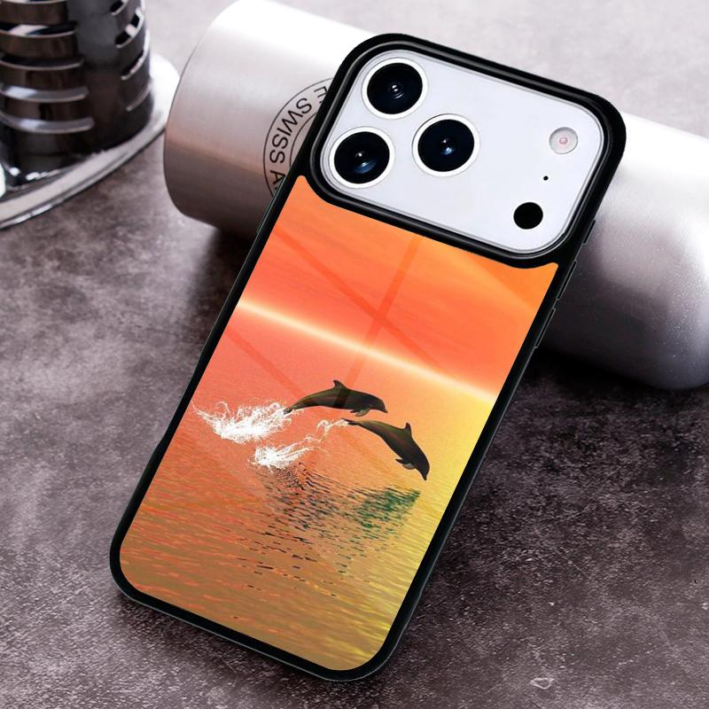 

Dolphin Phone Case For iPhone 17 16 15 14 13 12 11 Pro Max Plus 17Air Soft Silicone Cover iPhone 11 Pro