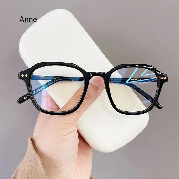 Casual Retro Square Eyeglasses Frame Male Plain Clear Lens  Transparent Lens Casual Glasses Men Women Eyeglasses Gafas