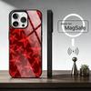 Ins Korea R-Red Stars   Phone Case For iPhone17,16,15,14,13,12,11 Plus,Pro Magnetic with Magsafe Wireless Charging