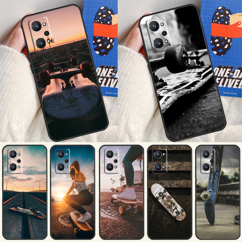 Cool Skate For Realme GT 6 6T 5 GT7 Pro C61 C75 C55 C51 C21Y C25S C67 C53 13 12 10 11 14 Pro Plus Case