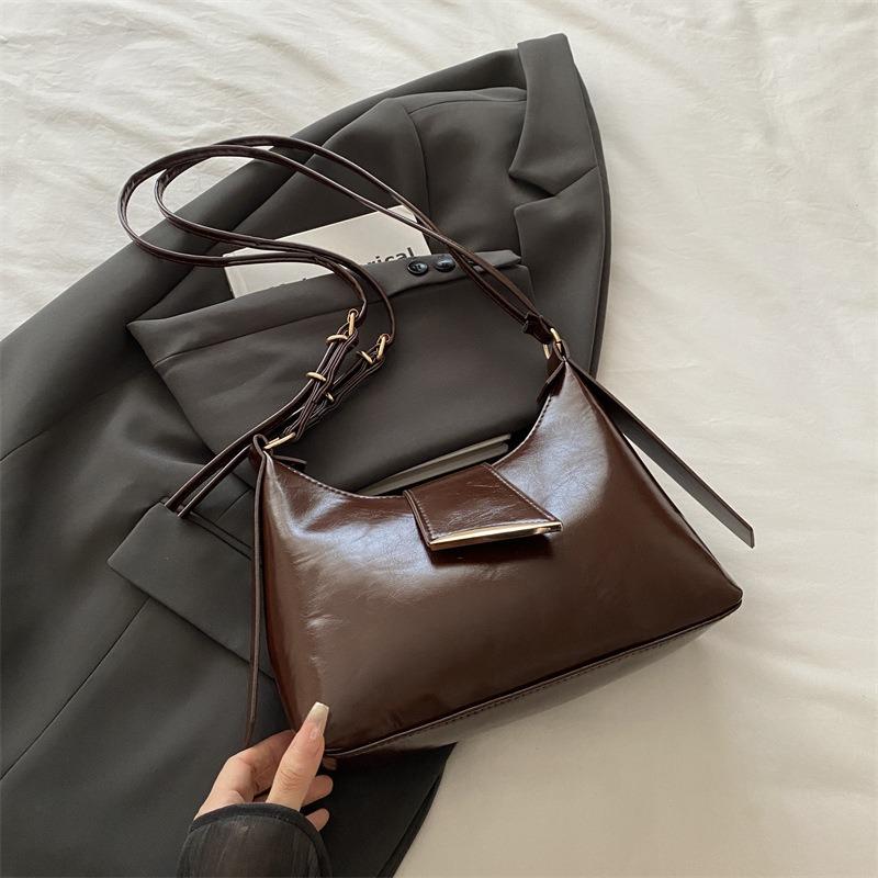

Summer popular new women s solid color underarm bag simple underarm bag handbag shoulder dumpling bag