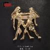 Signs Constellation Brooch Enamel Lapel Pin for Women Men