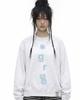 GRAVER [Unisex] Grae-S Vertical Sweatshirt_Melange White