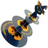 Halloween Themed Multi Tier Paper Dessert Stand For Spooky Party Tabletop Decoration And Sweet Treats Display