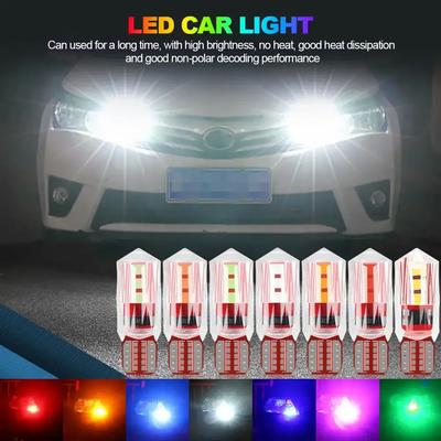 1/2Pcs T10 W5W Car Turn Light LED Light Day Driving Reading Bulb License Plate Super Bright Light Running Motorcycle New