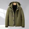 Detachable Hooded Fur Collar Cold Resistant Men's Winter Cotton Jacket Thickened Warm Lightweight Casual Loose Comfortable Cotton Clothes