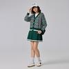 Kappa 1916 Series Retro Sports Pleated Skirt Soft Breathable Tennis Skirt Casual Short Skirt Women Skirts Green K0E82QQ20