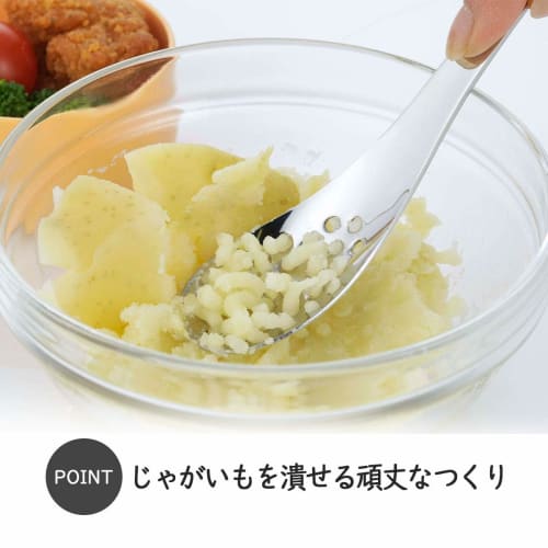 Shimomura Kihan Renge Spoons, Set of 2, Slotted, Made in Japan, Dishwasher Safe, 18cm Long, Drain and Scoop Soup, Perfect for Ramen, Tofu, Canned Bean