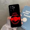 Red Doodles Aesthetics Quotes Case For Oppo A80 A40 A60 A98 A78 A18 A38 A58 A16 A76 A96 A17 A77 A74 A94 A54 A57S A15 Cover