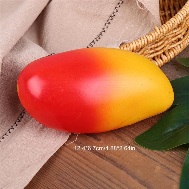 6Pieces Fruits Replicas Decorations User Friendly Simulation Fruits for Festival Decoration Realistic Home Accent