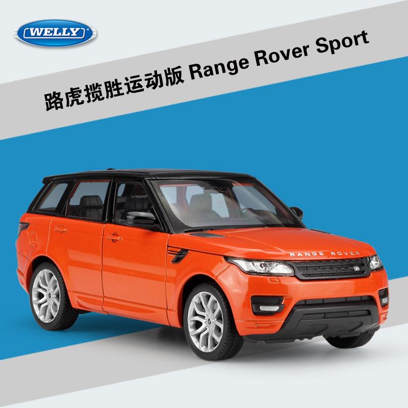 WELLY 1:24 Range Rover Sport Luxury SUV - Official Licensed Alloy Die-Cast Model Car, Collector's Display with Opening Parts