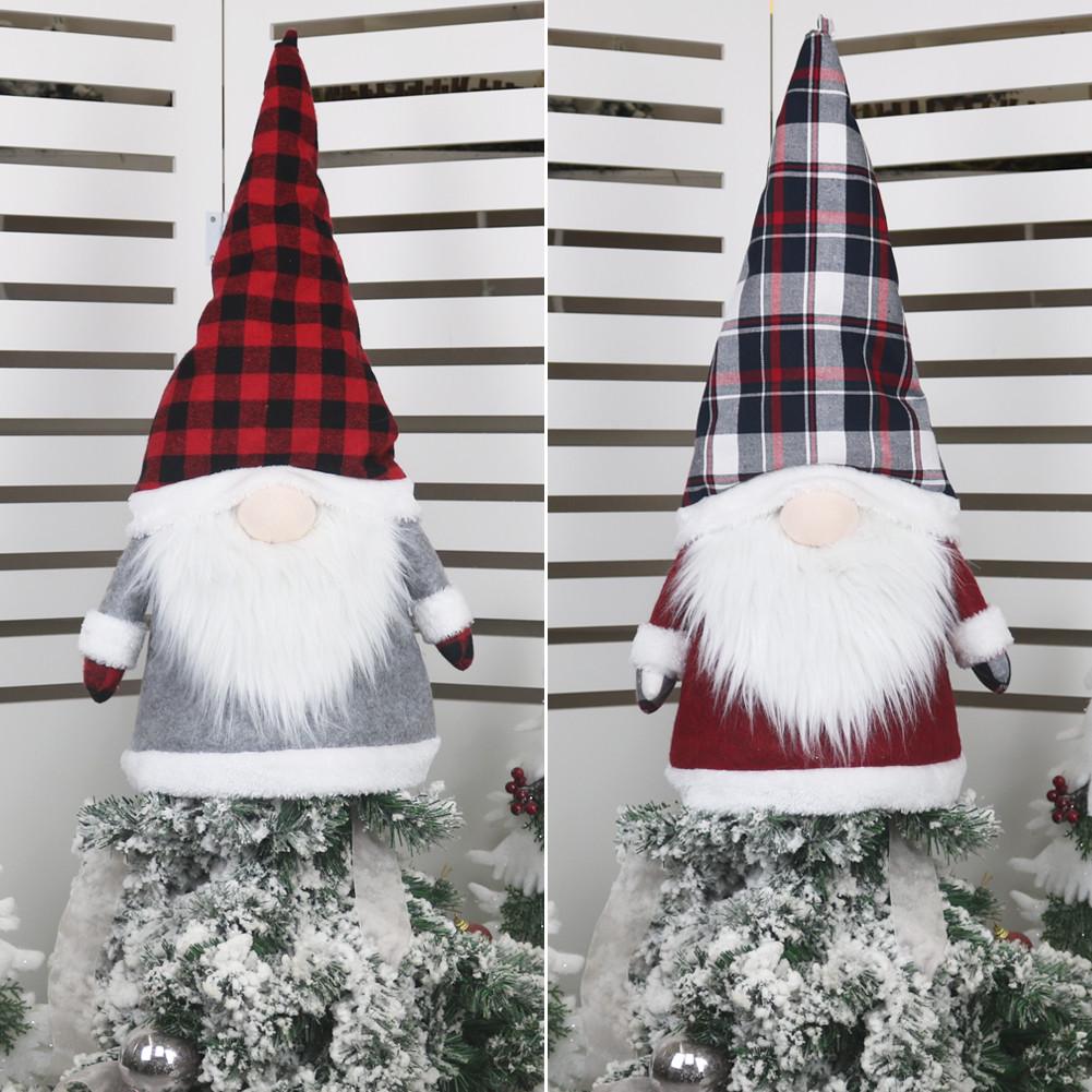 Christmas Santa Gnome Plush Doll Swedish Gnomes Tomte Ornaments Elf ...
