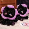 Fluffy Flower Loop Cat Plush Toy Animal Cartoon Flower Cat Doll Kitten Stuffed Doll  Children