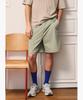 LECOQ Unisex Stretch Taslan Half-Length Shorts - Khaki Qr223Lhp41 (Type B)