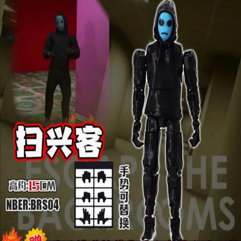 2026 Super 3d Backrooms Fuga Tuta Hazmat Action Figure Stampata 3D Modello da Collezione Decorazione a Tema Gioco Per Collezionisti Adulti Giocattolo